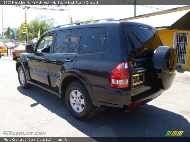 Solano Black Pearl / Charcoal 2003 Mitsubishi Montero Limited 4x4