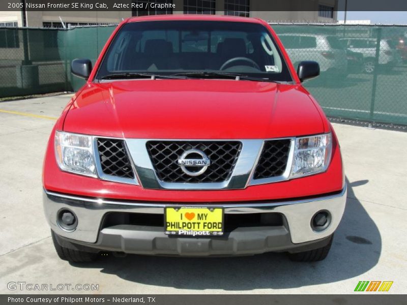 Aztec Red / Graphite 2005 Nissan Frontier SE King Cab