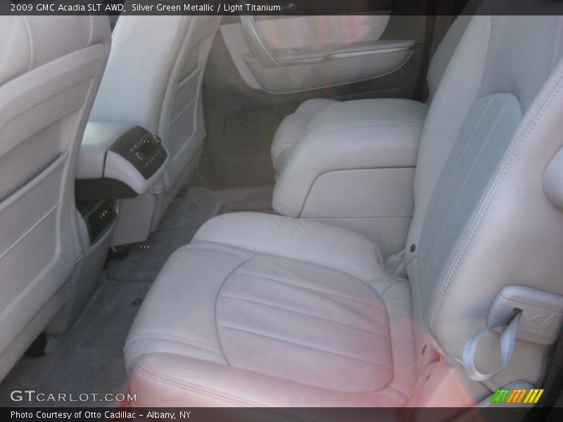 Silver Green Metallic / Light Titanium 2009 GMC Acadia SLT AWD