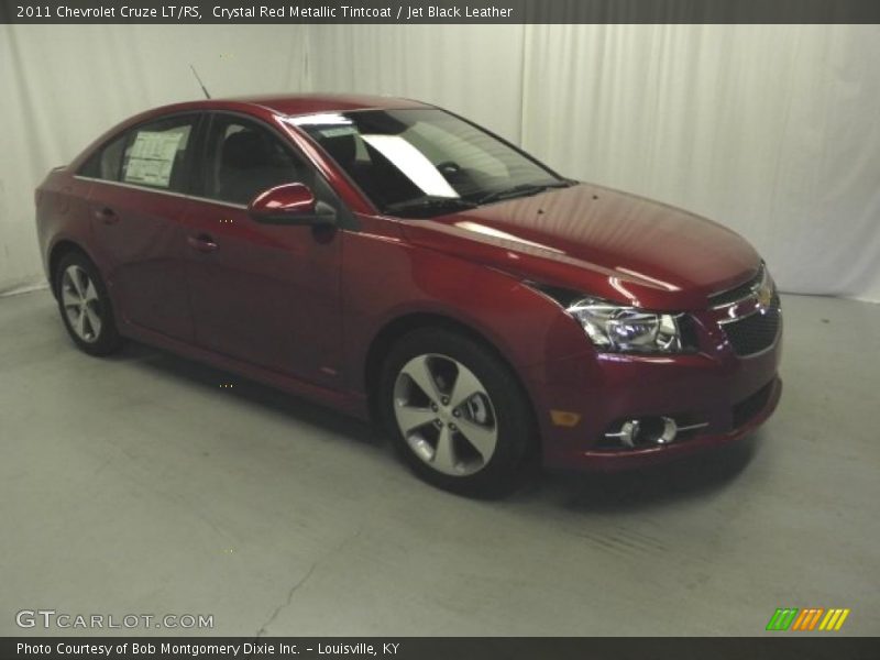 Crystal Red Metallic Tintcoat / Jet Black Leather 2011 Chevrolet Cruze LT/RS