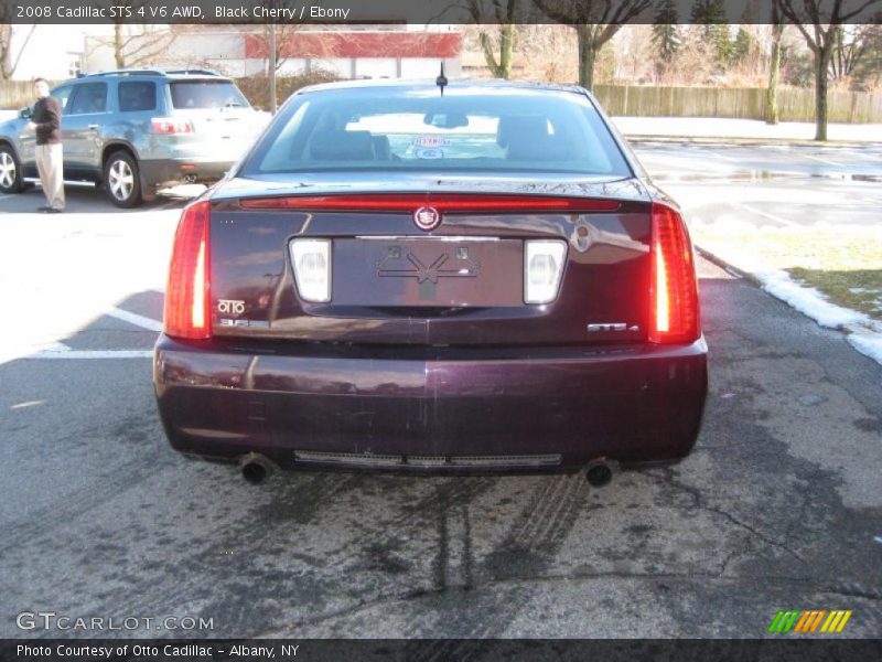 Black Cherry / Ebony 2008 Cadillac STS 4 V6 AWD