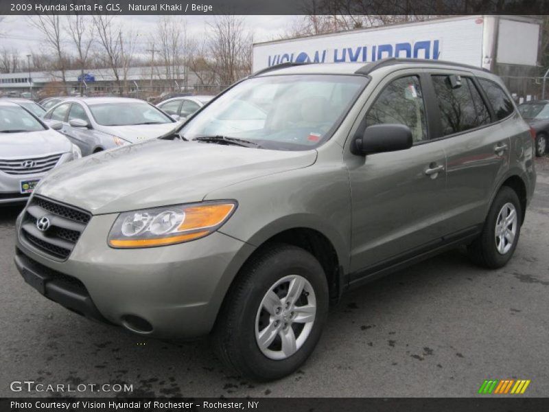 Natural Khaki / Beige 2009 Hyundai Santa Fe GLS