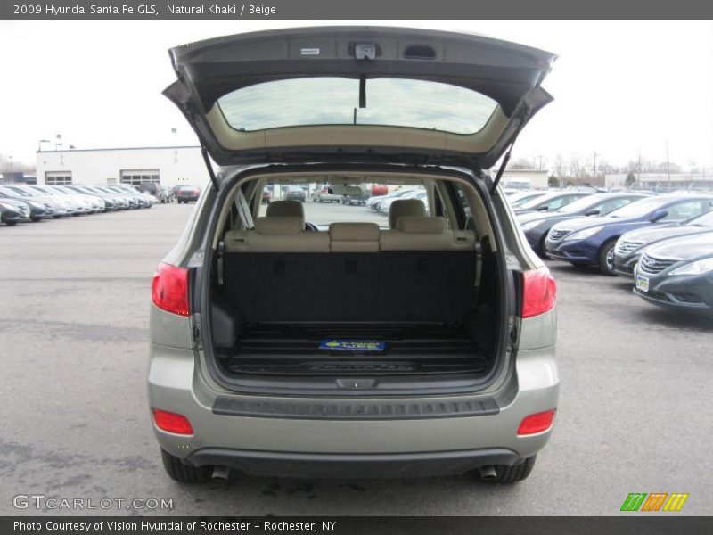 Natural Khaki / Beige 2009 Hyundai Santa Fe GLS