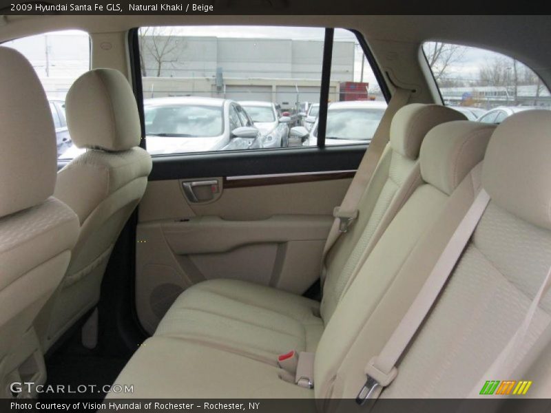 Natural Khaki / Beige 2009 Hyundai Santa Fe GLS