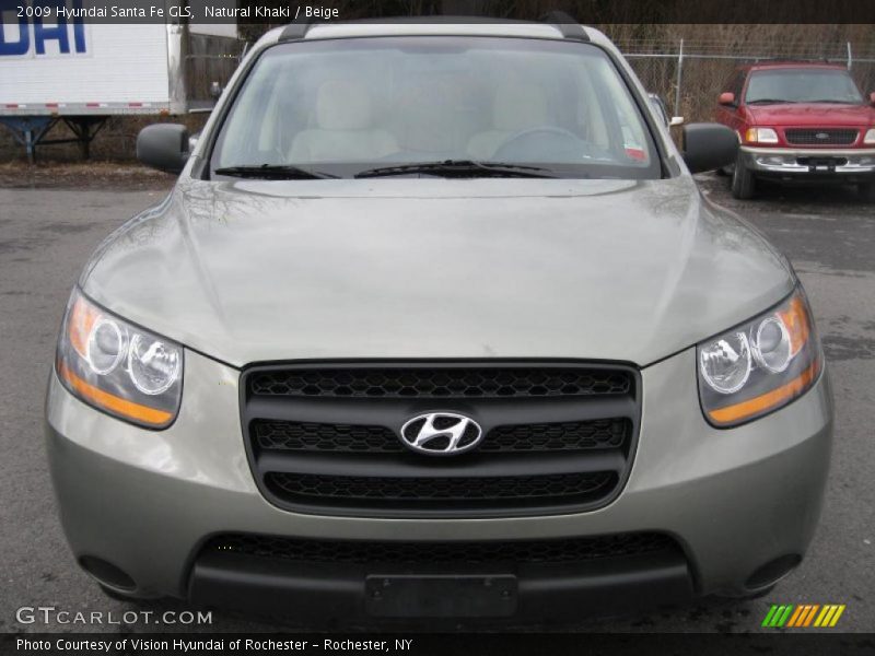 Natural Khaki / Beige 2009 Hyundai Santa Fe GLS