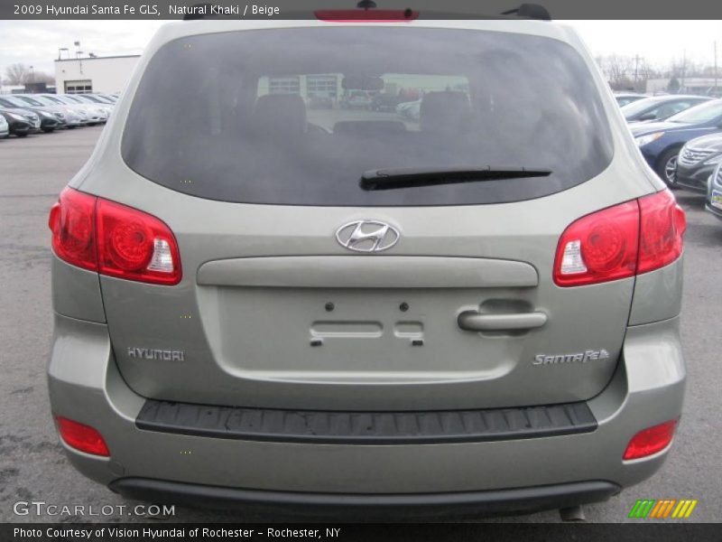 Natural Khaki / Beige 2009 Hyundai Santa Fe GLS