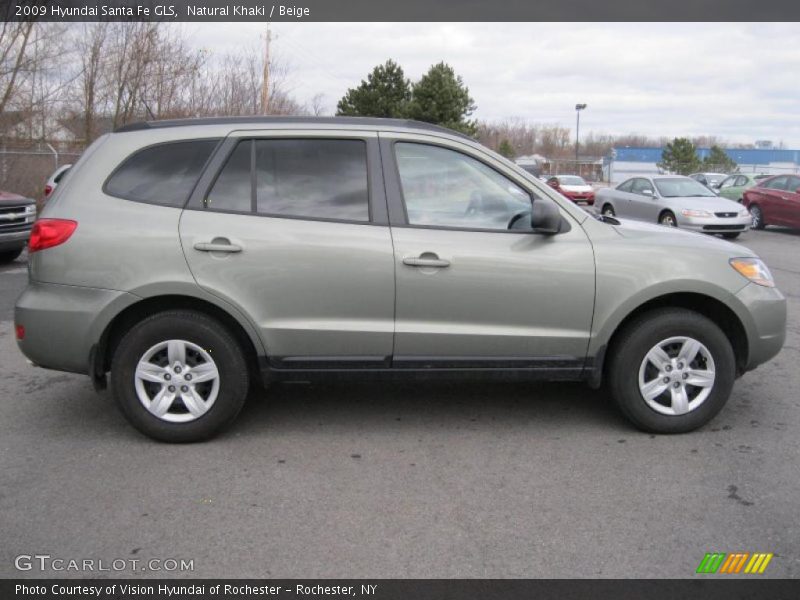 Natural Khaki / Beige 2009 Hyundai Santa Fe GLS