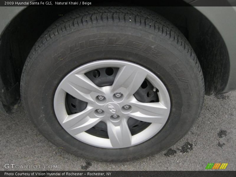 Natural Khaki / Beige 2009 Hyundai Santa Fe GLS