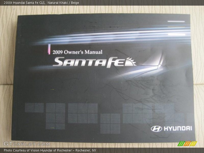 Natural Khaki / Beige 2009 Hyundai Santa Fe GLS
