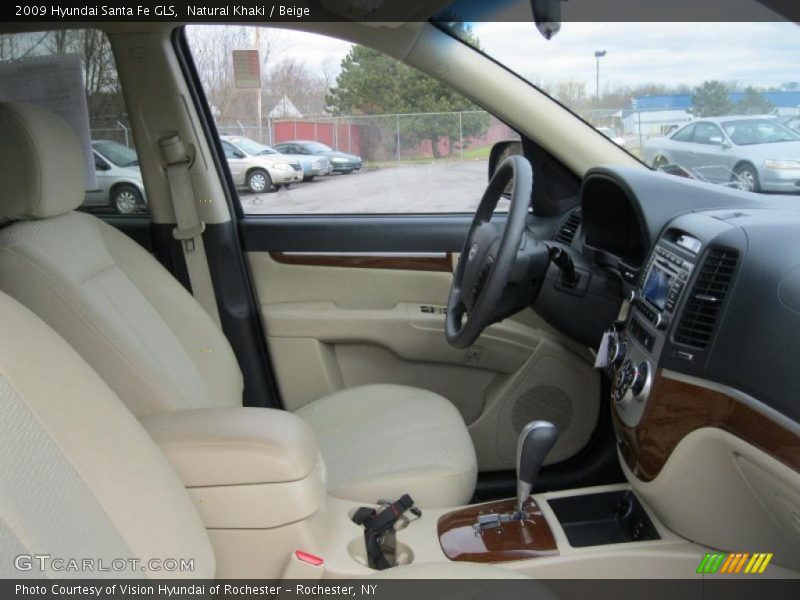 Natural Khaki / Beige 2009 Hyundai Santa Fe GLS