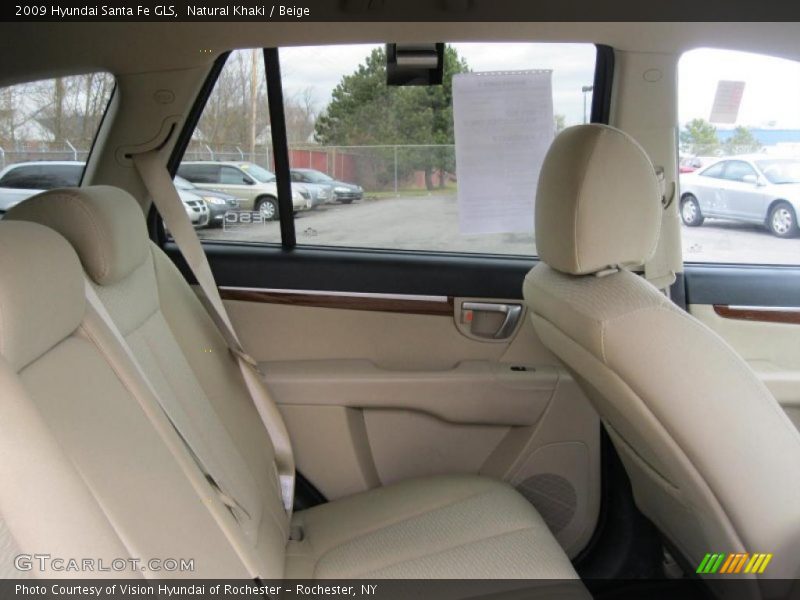 Natural Khaki / Beige 2009 Hyundai Santa Fe GLS
