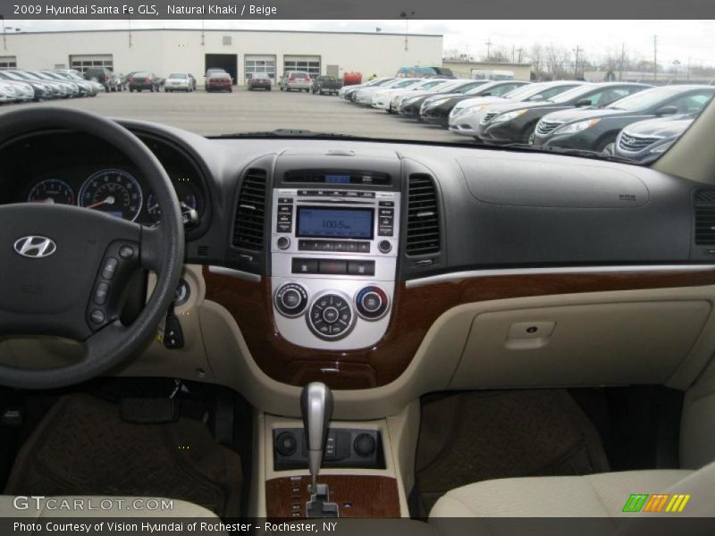 Natural Khaki / Beige 2009 Hyundai Santa Fe GLS