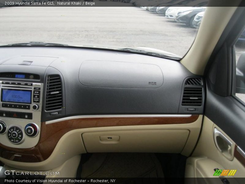 Natural Khaki / Beige 2009 Hyundai Santa Fe GLS
