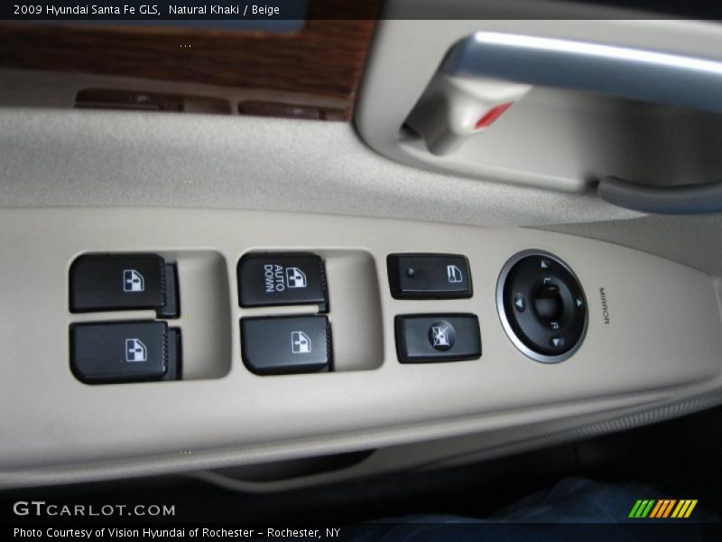 Natural Khaki / Beige 2009 Hyundai Santa Fe GLS