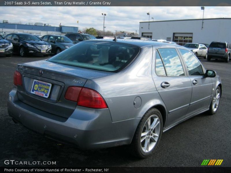 Titan Gray Metallic / Granite Gray 2007 Saab 9-5 Aero Sedan