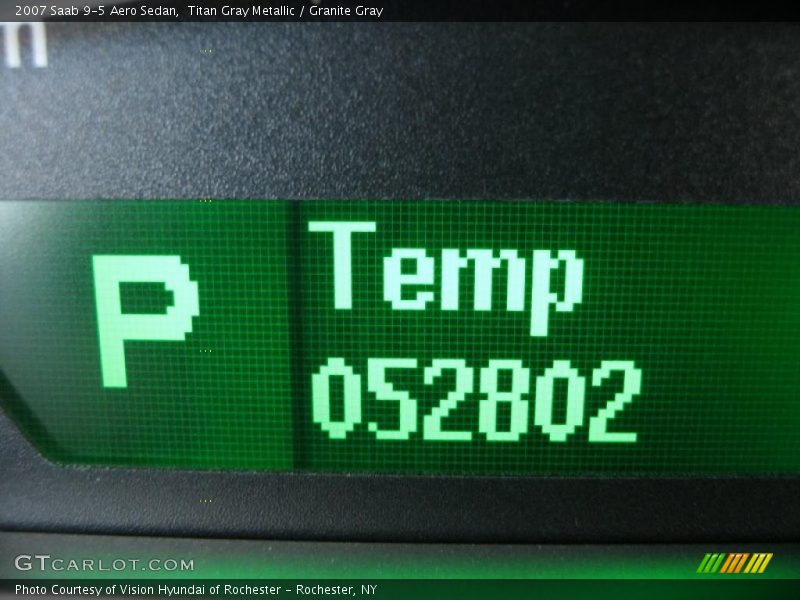 Titan Gray Metallic / Granite Gray 2007 Saab 9-5 Aero Sedan