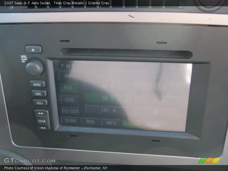 Titan Gray Metallic / Granite Gray 2007 Saab 9-5 Aero Sedan