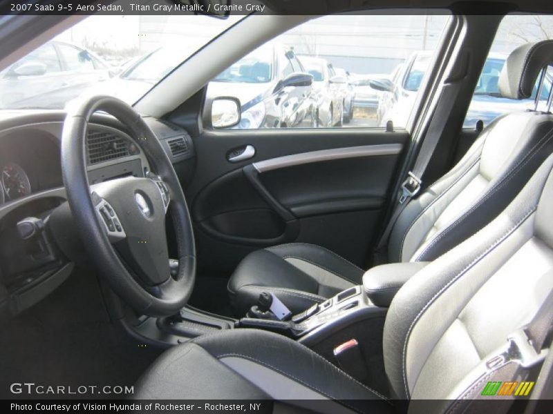 Titan Gray Metallic / Granite Gray 2007 Saab 9-5 Aero Sedan
