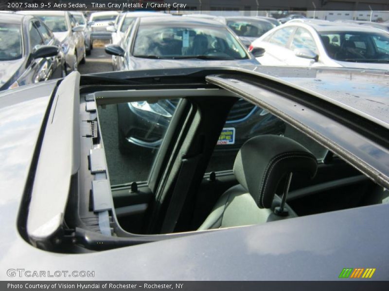Titan Gray Metallic / Granite Gray 2007 Saab 9-5 Aero Sedan