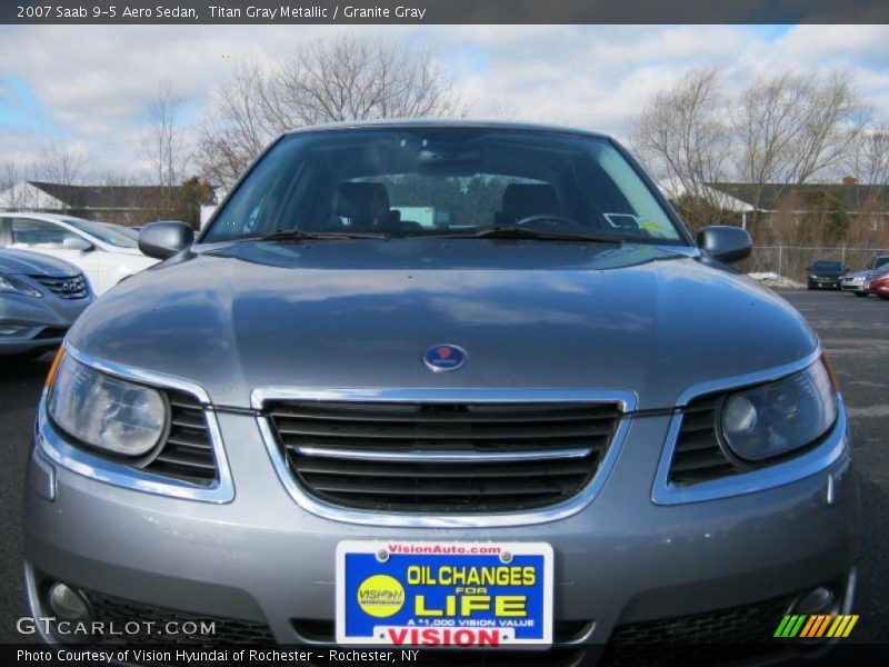 Titan Gray Metallic / Granite Gray 2007 Saab 9-5 Aero Sedan