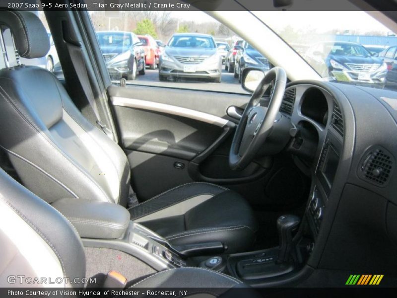 Titan Gray Metallic / Granite Gray 2007 Saab 9-5 Aero Sedan