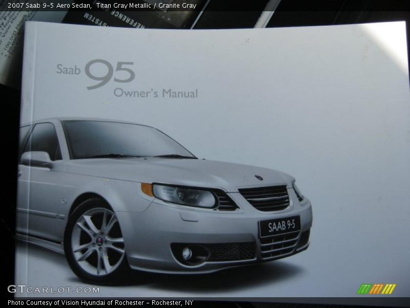 Titan Gray Metallic / Granite Gray 2007 Saab 9-5 Aero Sedan
