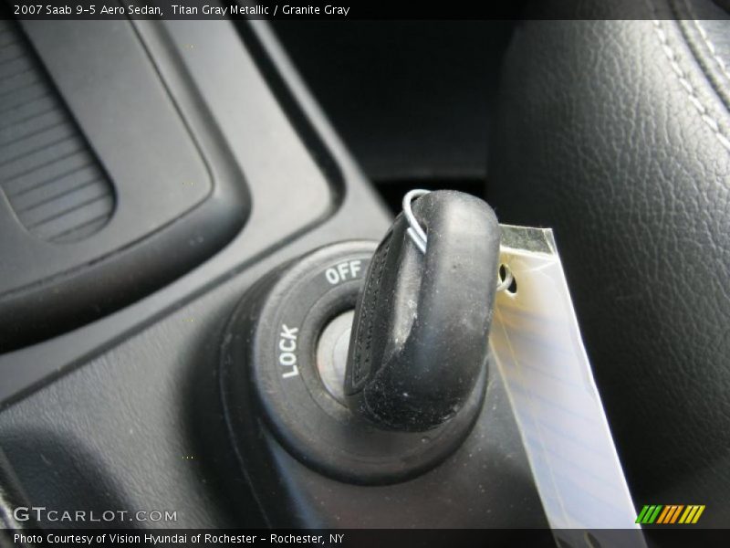 Titan Gray Metallic / Granite Gray 2007 Saab 9-5 Aero Sedan