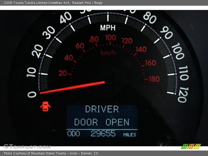 Radiant Red / Beige 2008 Toyota Tundra Limited CrewMax 4x4