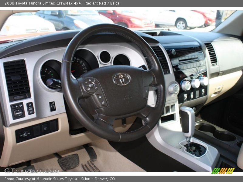  2008 Tundra Limited CrewMax 4x4 Beige Interior