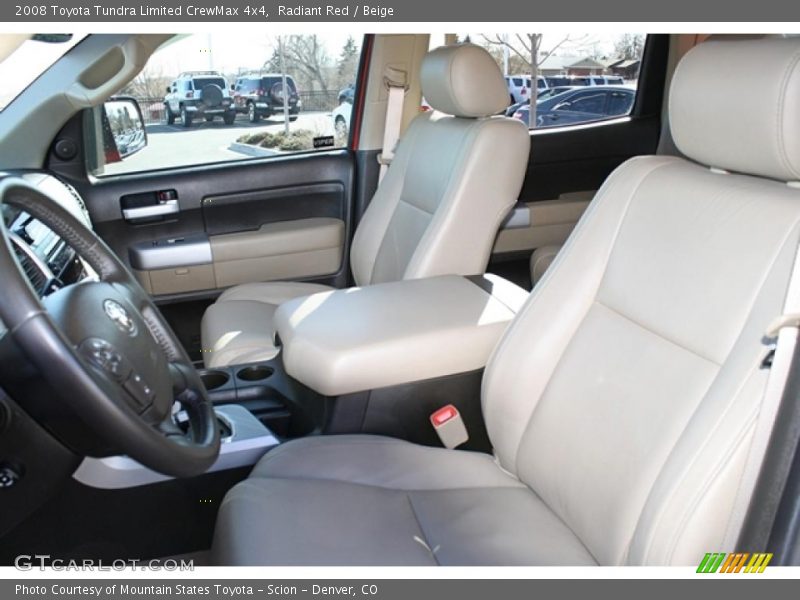  2008 Tundra Limited CrewMax 4x4 Beige Interior