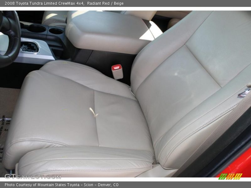 Radiant Red / Beige 2008 Toyota Tundra Limited CrewMax 4x4