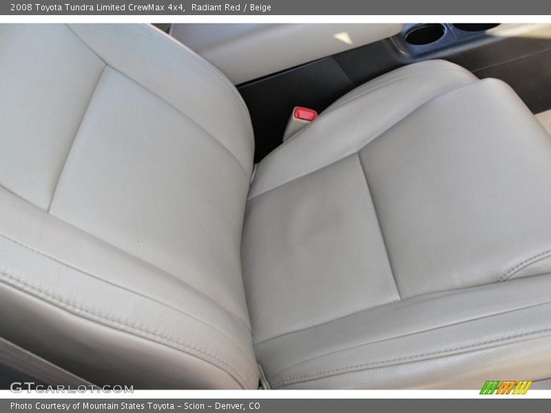 Radiant Red / Beige 2008 Toyota Tundra Limited CrewMax 4x4