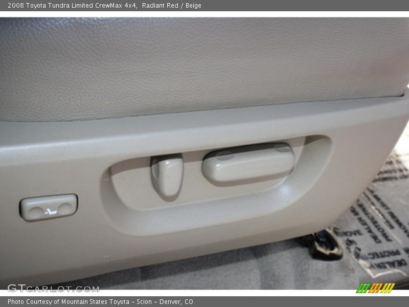 Radiant Red / Beige 2008 Toyota Tundra Limited CrewMax 4x4