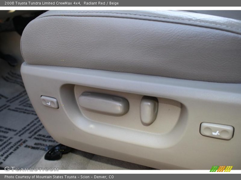 Radiant Red / Beige 2008 Toyota Tundra Limited CrewMax 4x4