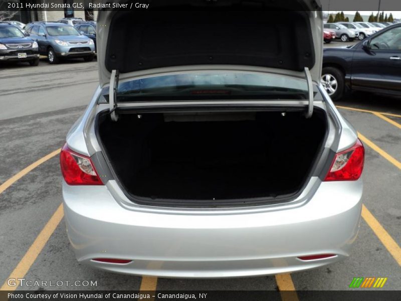 Radiant Silver / Gray 2011 Hyundai Sonata GLS