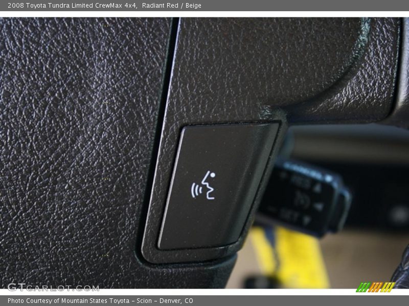 Controls of 2008 Tundra Limited CrewMax 4x4