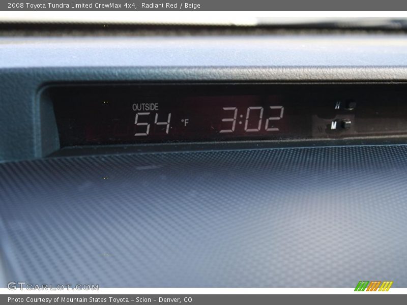 Radiant Red / Beige 2008 Toyota Tundra Limited CrewMax 4x4