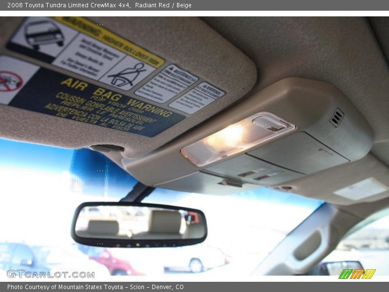 Radiant Red / Beige 2008 Toyota Tundra Limited CrewMax 4x4