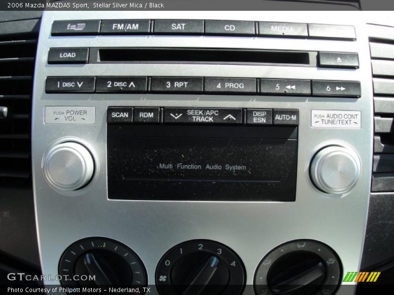 Controls of 2006 MAZDA5 Sport