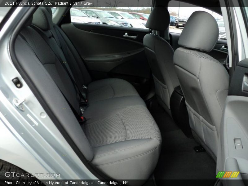 Radiant Silver / Gray 2011 Hyundai Sonata GLS