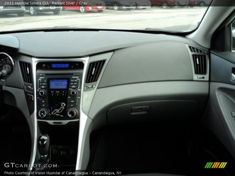 Radiant Silver / Gray 2011 Hyundai Sonata GLS