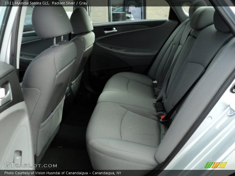 Radiant Silver / Gray 2011 Hyundai Sonata GLS