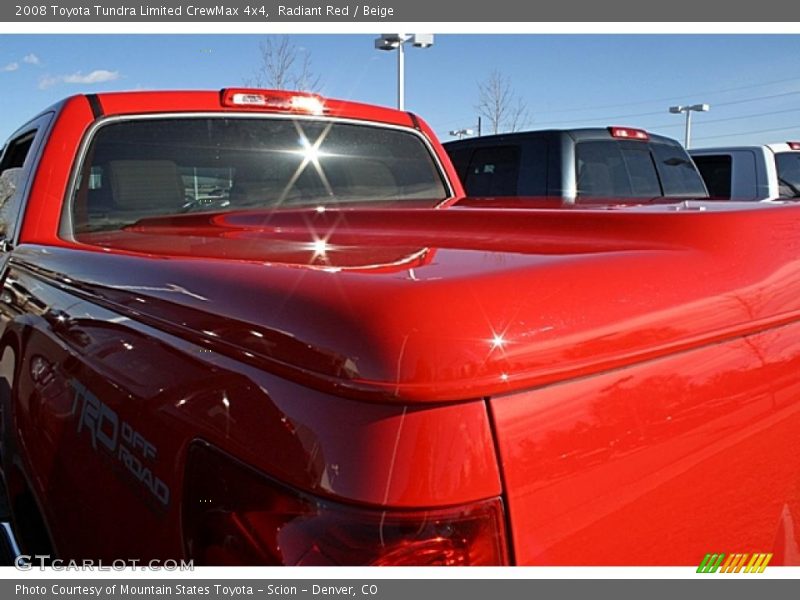 Radiant Red / Beige 2008 Toyota Tundra Limited CrewMax 4x4