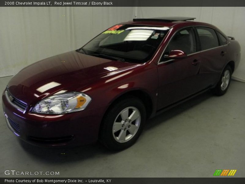 Red Jewel Tintcoat / Ebony Black 2008 Chevrolet Impala LT