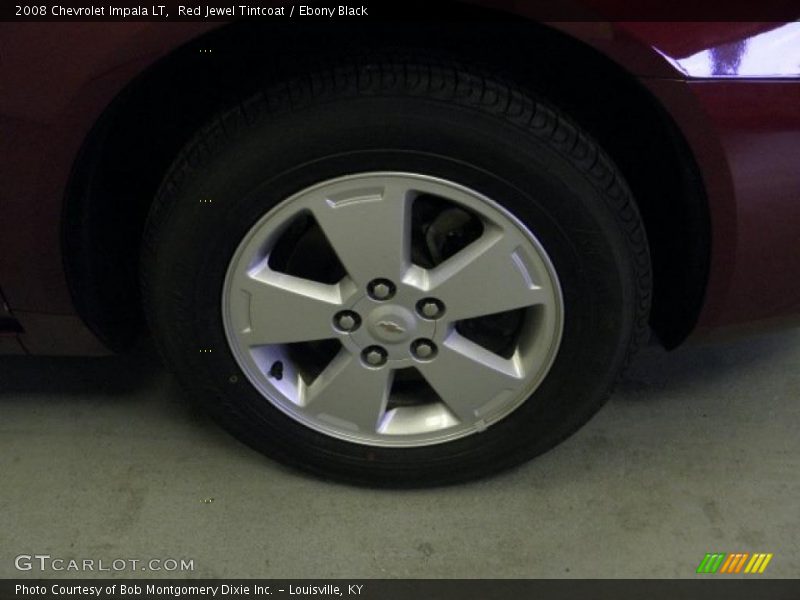Red Jewel Tintcoat / Ebony Black 2008 Chevrolet Impala LT
