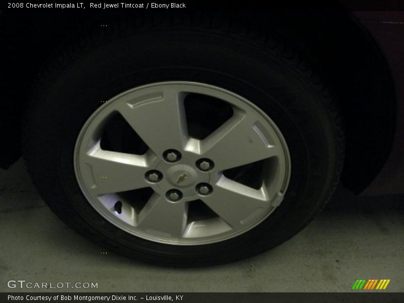 Red Jewel Tintcoat / Ebony Black 2008 Chevrolet Impala LT