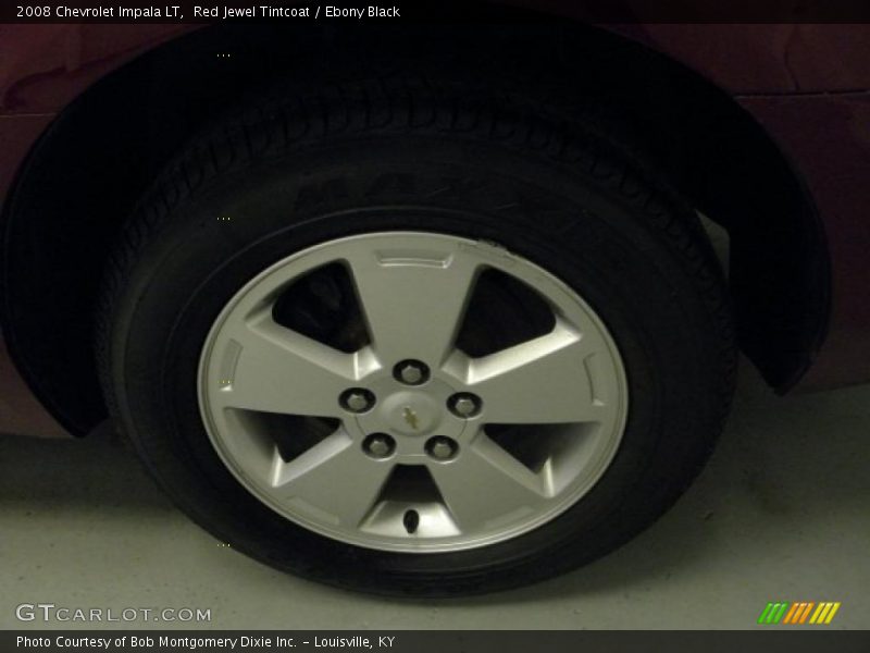 Red Jewel Tintcoat / Ebony Black 2008 Chevrolet Impala LT