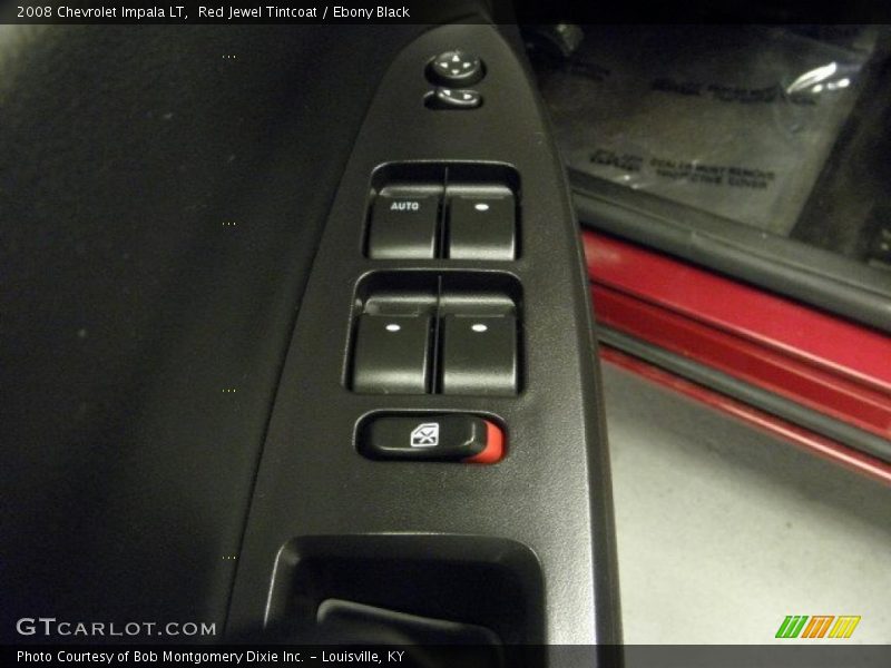 Red Jewel Tintcoat / Ebony Black 2008 Chevrolet Impala LT