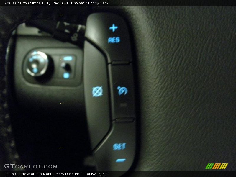 Red Jewel Tintcoat / Ebony Black 2008 Chevrolet Impala LT