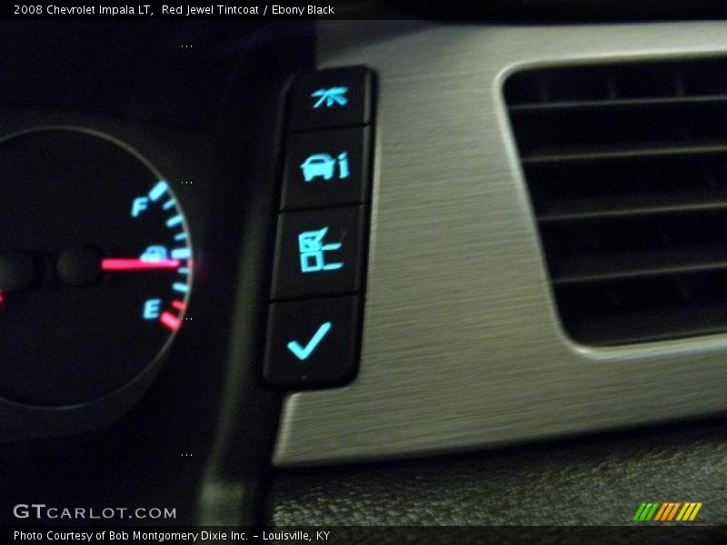 Red Jewel Tintcoat / Ebony Black 2008 Chevrolet Impala LT